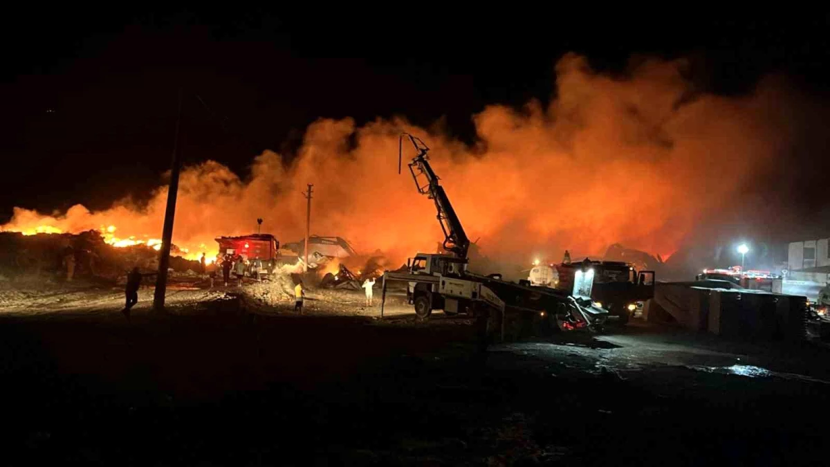 Muğla’da Sanayi Sitesinde Çıkan Yangın Bal Paketleme Tesisi’ne Sıçradı